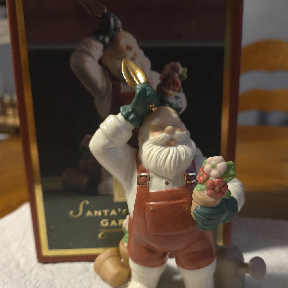 Lenox Festive Santa with Gold Accents